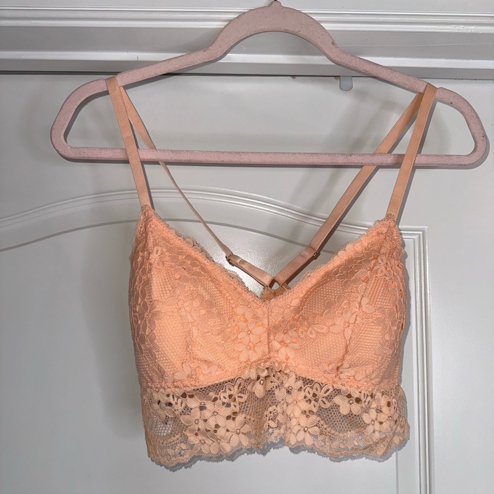 NWOT Forever 21 Orange Lace Bralette